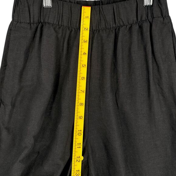 H&M Black Elastic Waistband Loose Fit Wide Leg Style Pants Size US XS - Picture 6 of 7